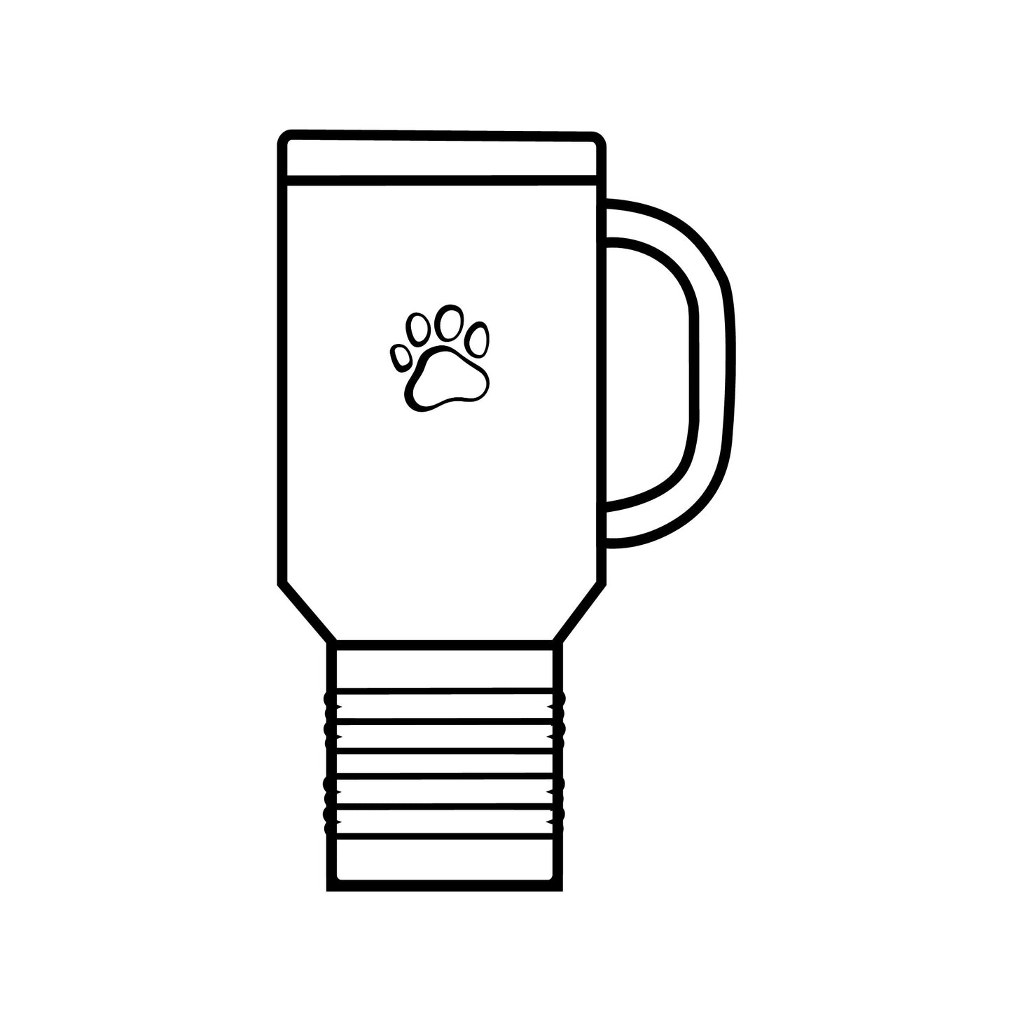 The Paw Cause Insulated Travel Mug, 40oz