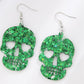 Acrylic Skull Drop Earrings