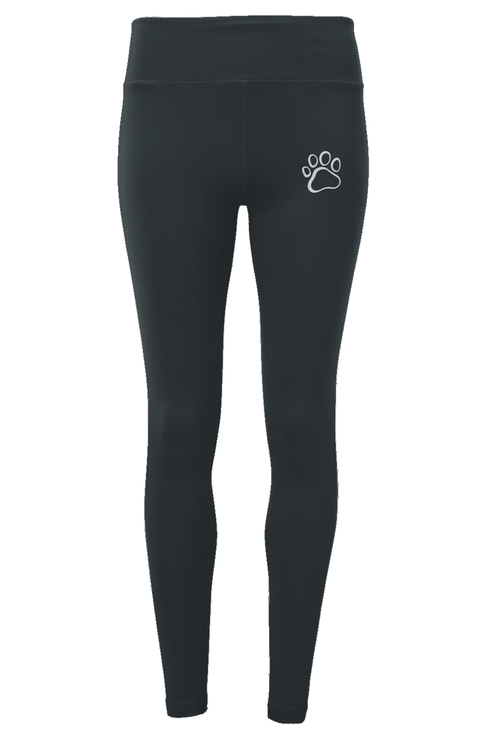 Fashion Hound The Paw Cause Embroidered Ladies' Performance Leggings