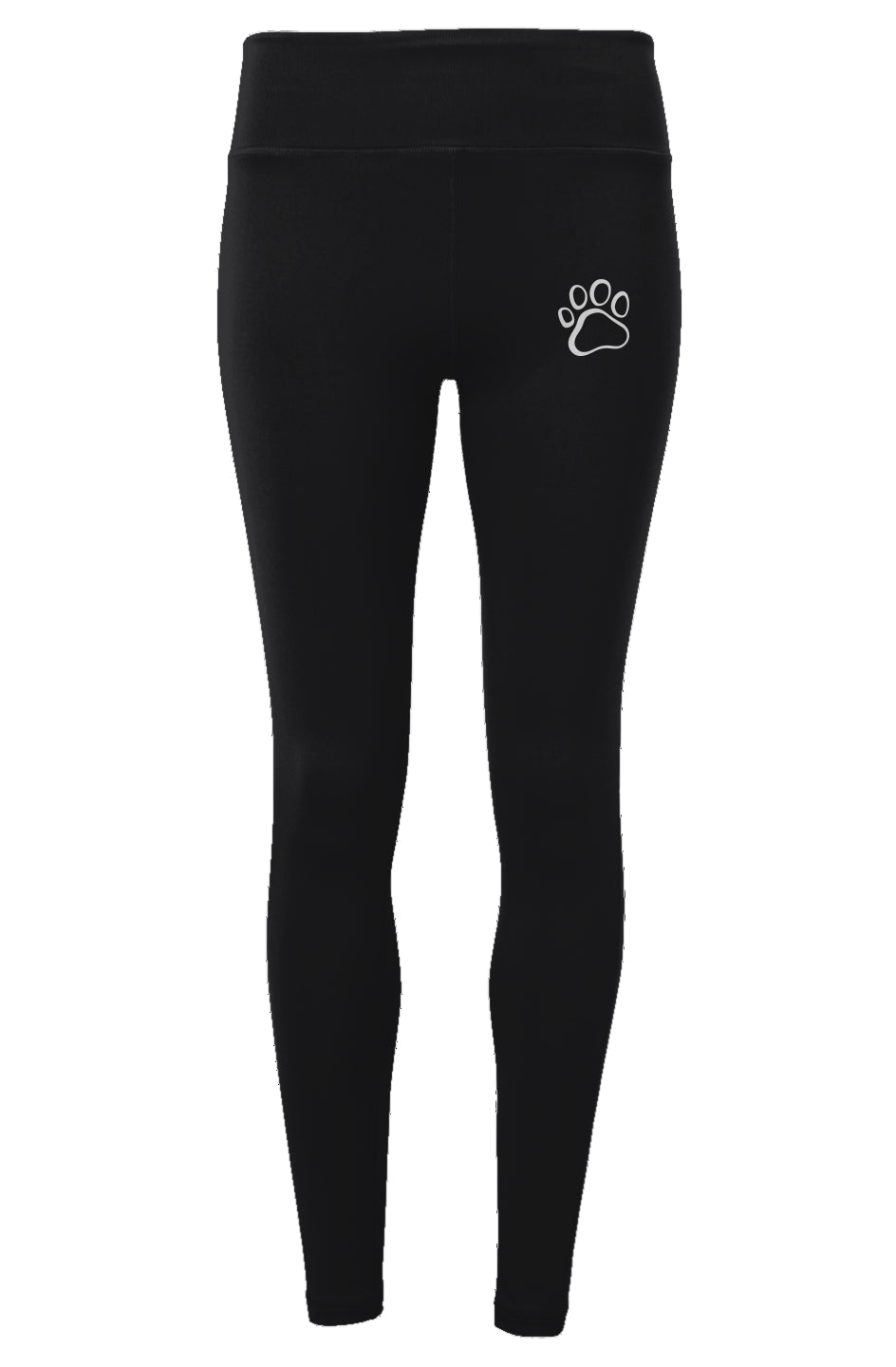 Fashion Hound The Paw Cause Embroidered Ladies' Performance Leggings