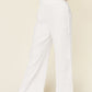 Full Size Texture Smocked Waist Wide Leg Pants