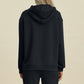 Full Size Air Scuba Drawstring Long Sleeve Hoodie with Kangaroo Pocket