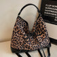 Vegan Leather Leopard Dual Purpose Crossbody Bag