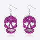 Acrylic Skull Drop Earrings