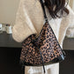 Vegan Leather Leopard Dual Purpose Crossbody Bag